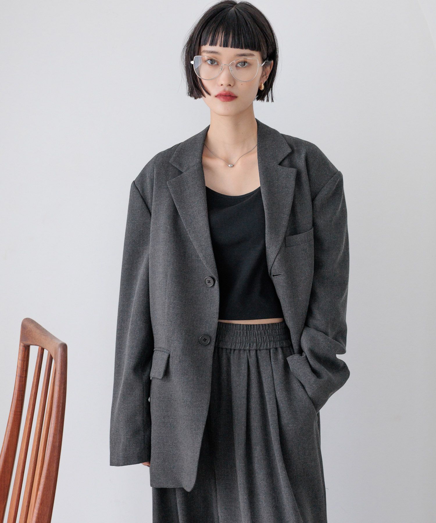 LOWRYS FARM「ＴＲシングルジャケット」|テーラードジャケット|