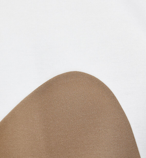 ABAHOUSE「【ウズマキ】アシンメトリー 配色 オーバーサイズ ポンチ ロンT」|Tシャツ・カットソー|