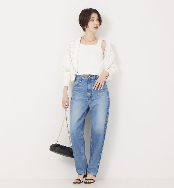 Rouge vif「ストレッチリリヤーンニットボレロ」|カーディガン|