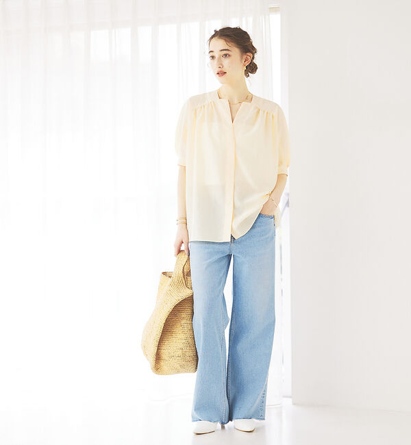 Rouge vif「【RED CARD/レッドカード】別注Freddie　ワイドデニム」|デニム|