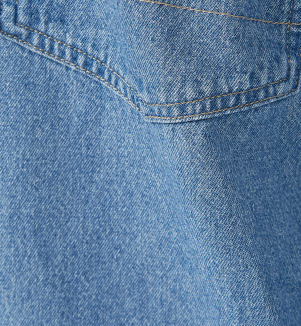 Rouge vif「＜追加2＞【SOMETHING/サムシング】BIGフィット デニムシャツ / イ」|シャツ・ブラウス|