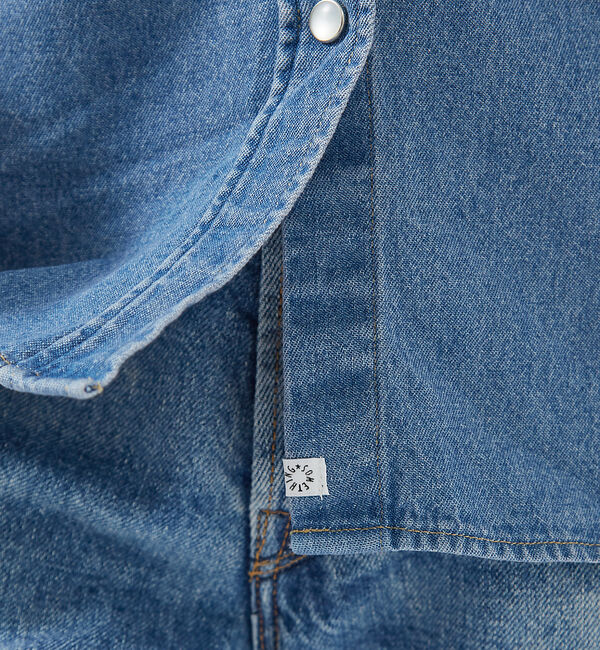 Rouge vif「＜追加2＞【SOMETHING/サムシング】BIGフィット デニムシャツ / イ」|シャツ・ブラウス|