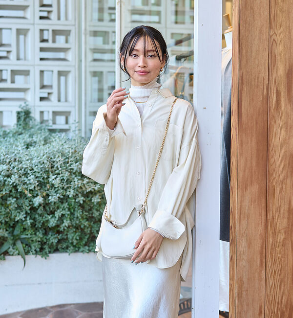 Rouge vif「シアーリブニットタートル」|ニット・セーター|