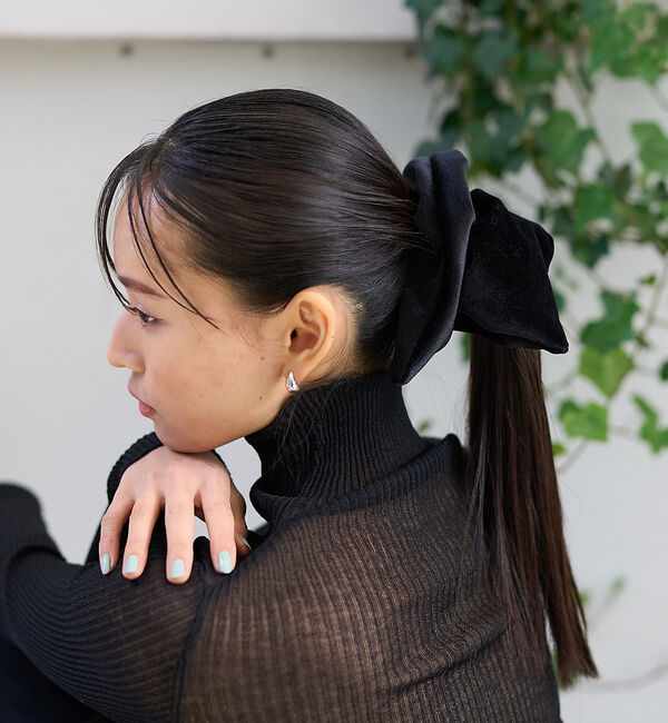 Rouge vif「シアーリブニットタートル」|ニット・セーター|