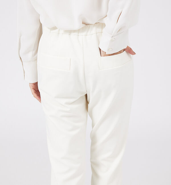 qualite「【大好評により今季も登場】2WAYバックピーチタックパンツ」|その他|