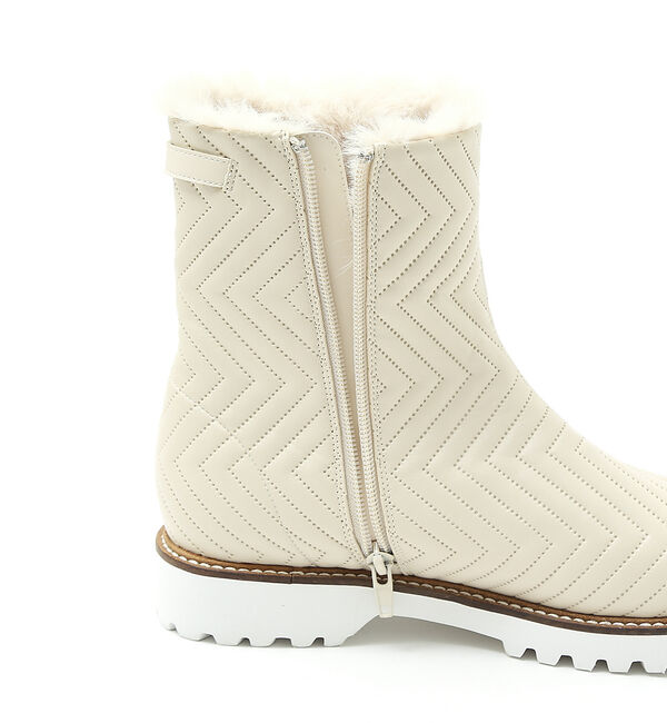 AU BANNISTER「【晴雨兼用】タンクソールボアブーツ」|ショートブーツ|