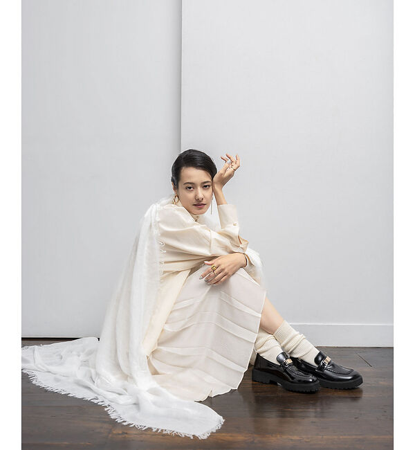 AU BANNISTER「浦浜アリサ&times;Au BANNISTERコラボ オブリークトゥローファー」|ローファー|