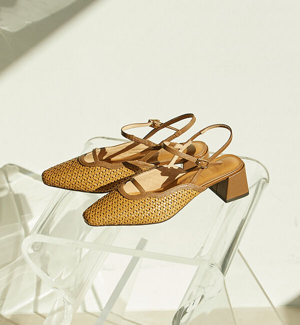 AU BANNISTER「バックストラップサンダル」|サンダル|ブラウン