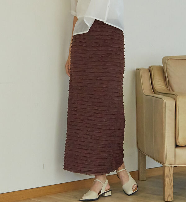 abahouse mavie「フリルティアードスカート」|スカート|