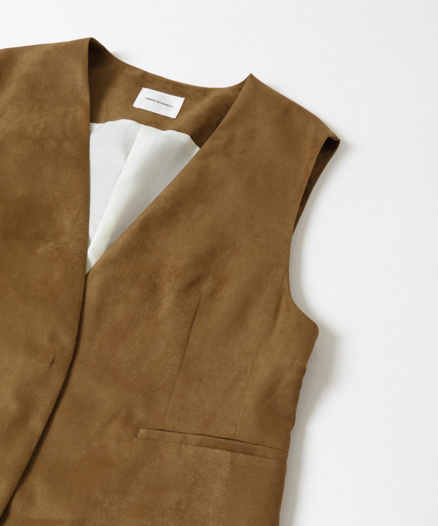 URBAN RESEARCH「スウェードライクジレ」|ベスト・ジレ|