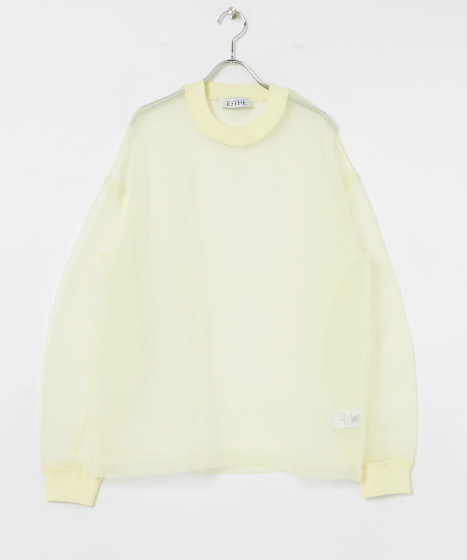 URBAN RESEARCH「ESTHE　Organza Sweatshirts」|その他|イエロー