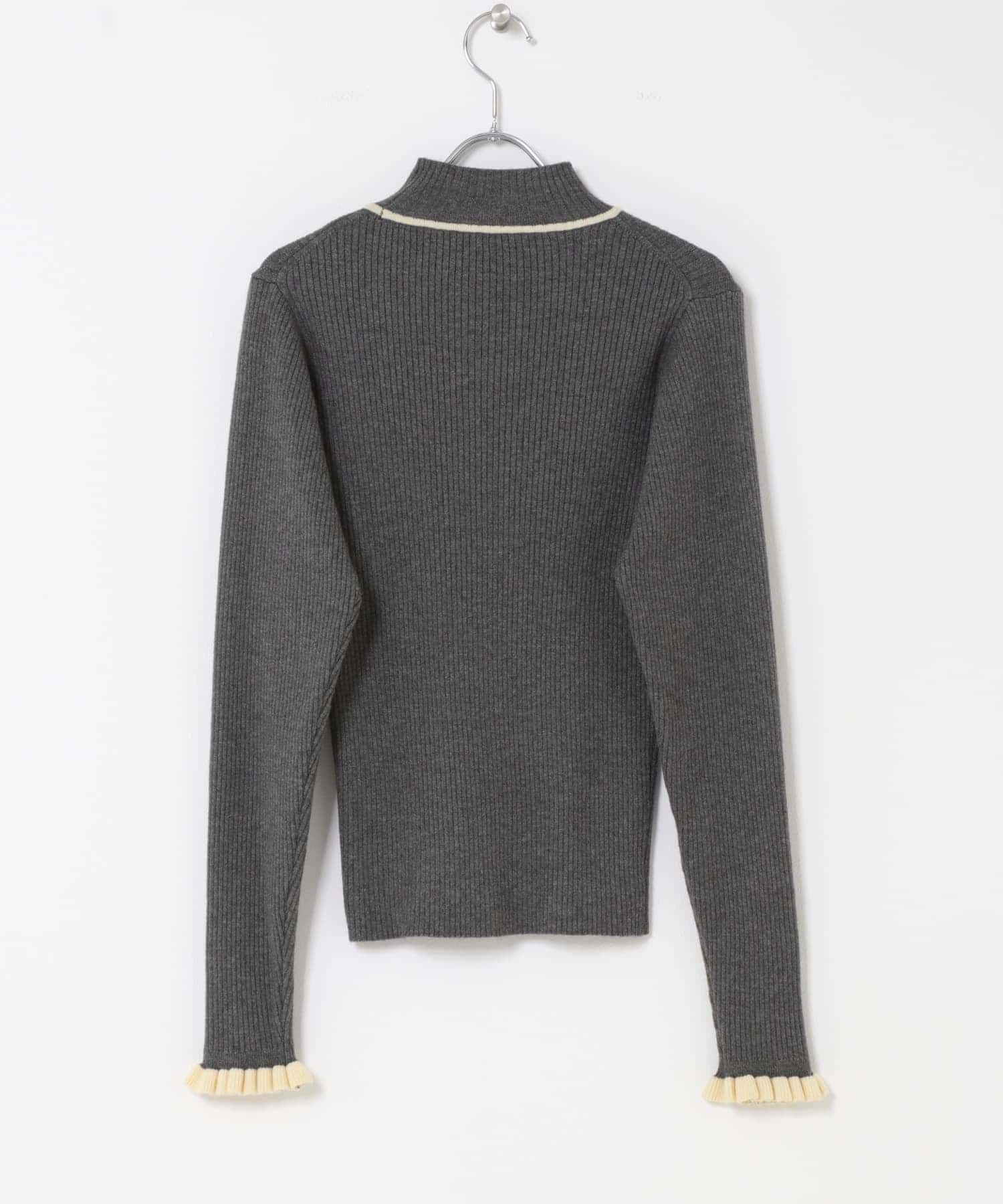 Sonny Label 「袖口フリルハイネックプルオーバー」|ニット・セーター|
