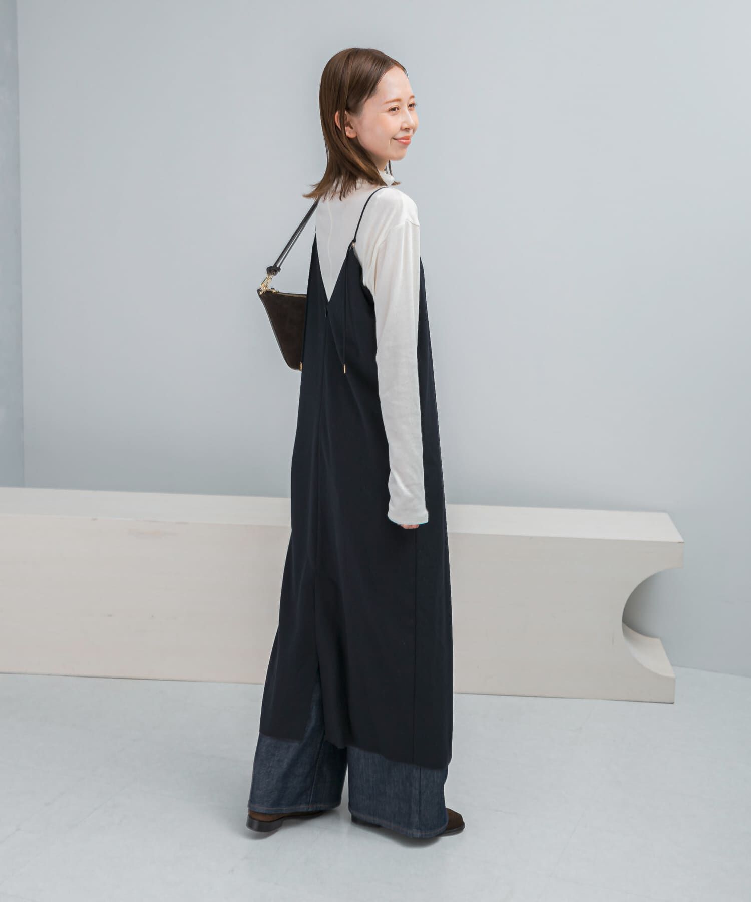 URBAN RESEARCH ROSSO「イージケアウーステッドキャミワンピース」|ワンピース|