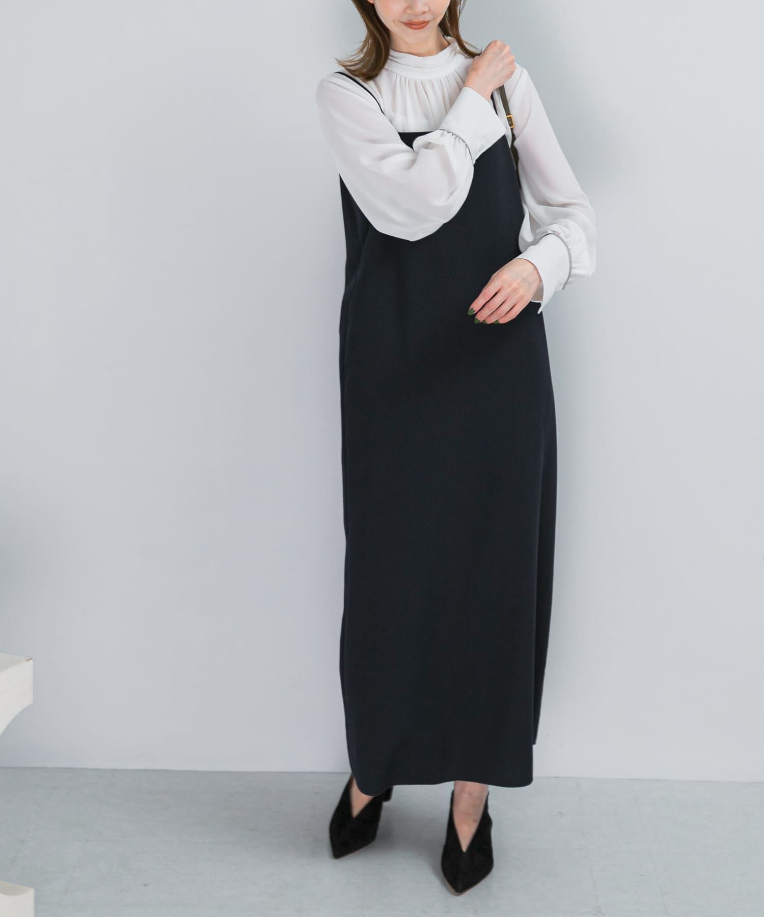 URBAN RESEARCH ROSSO「イージケアウーステッドキャミワンピース」|ワンピース|