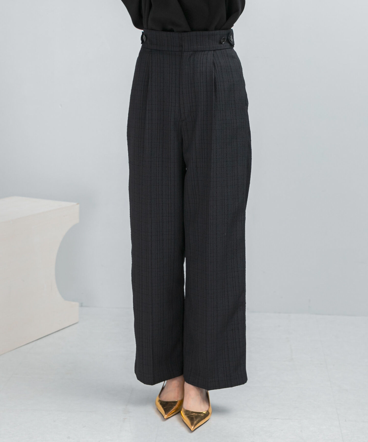 URBAN RESEARCH ROSSO「防シワツイードワイドパンツ」|その他|