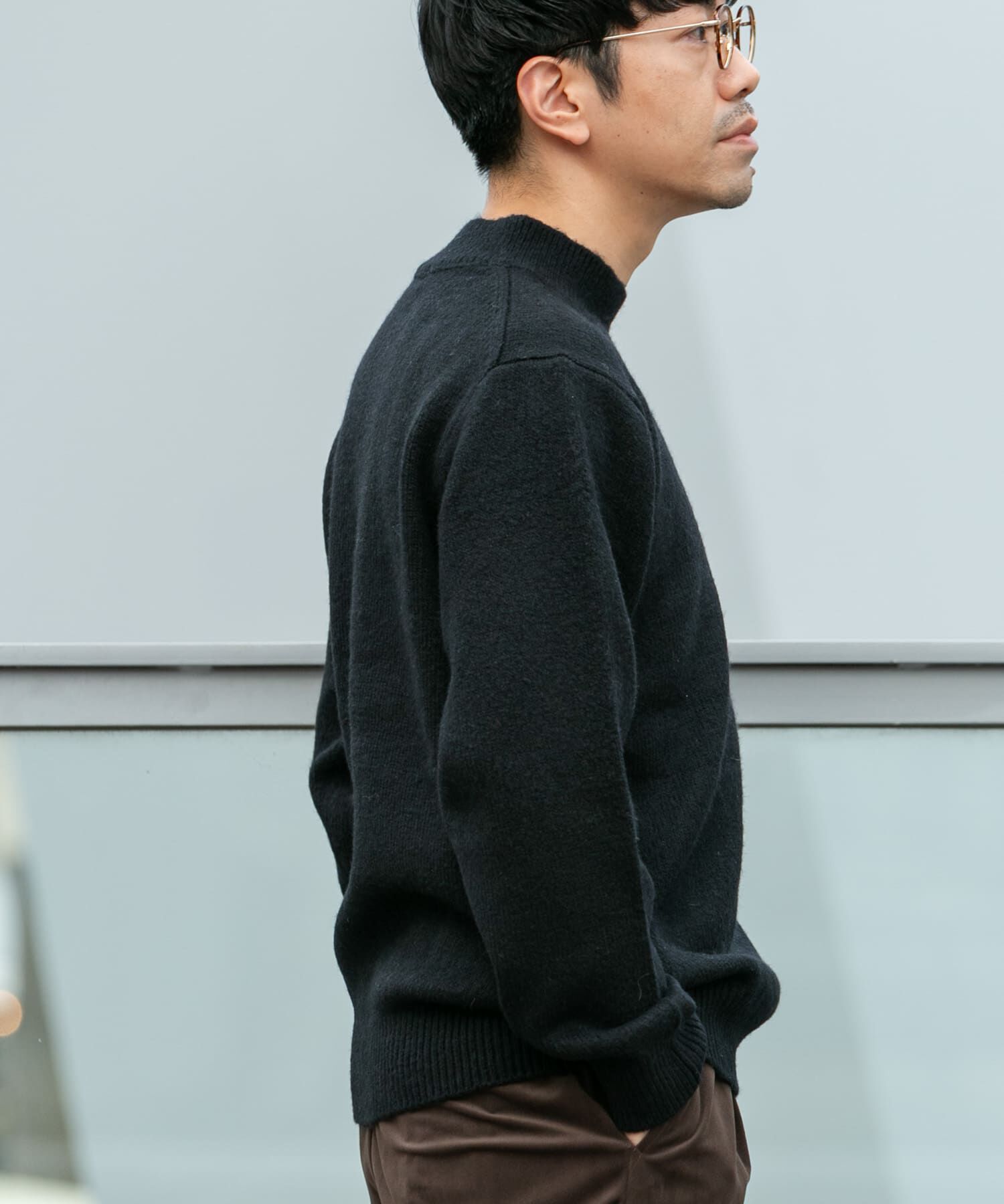 URBAN RESEARCH ROSSO「エアリーモックネックニット」|ニット・セーター|