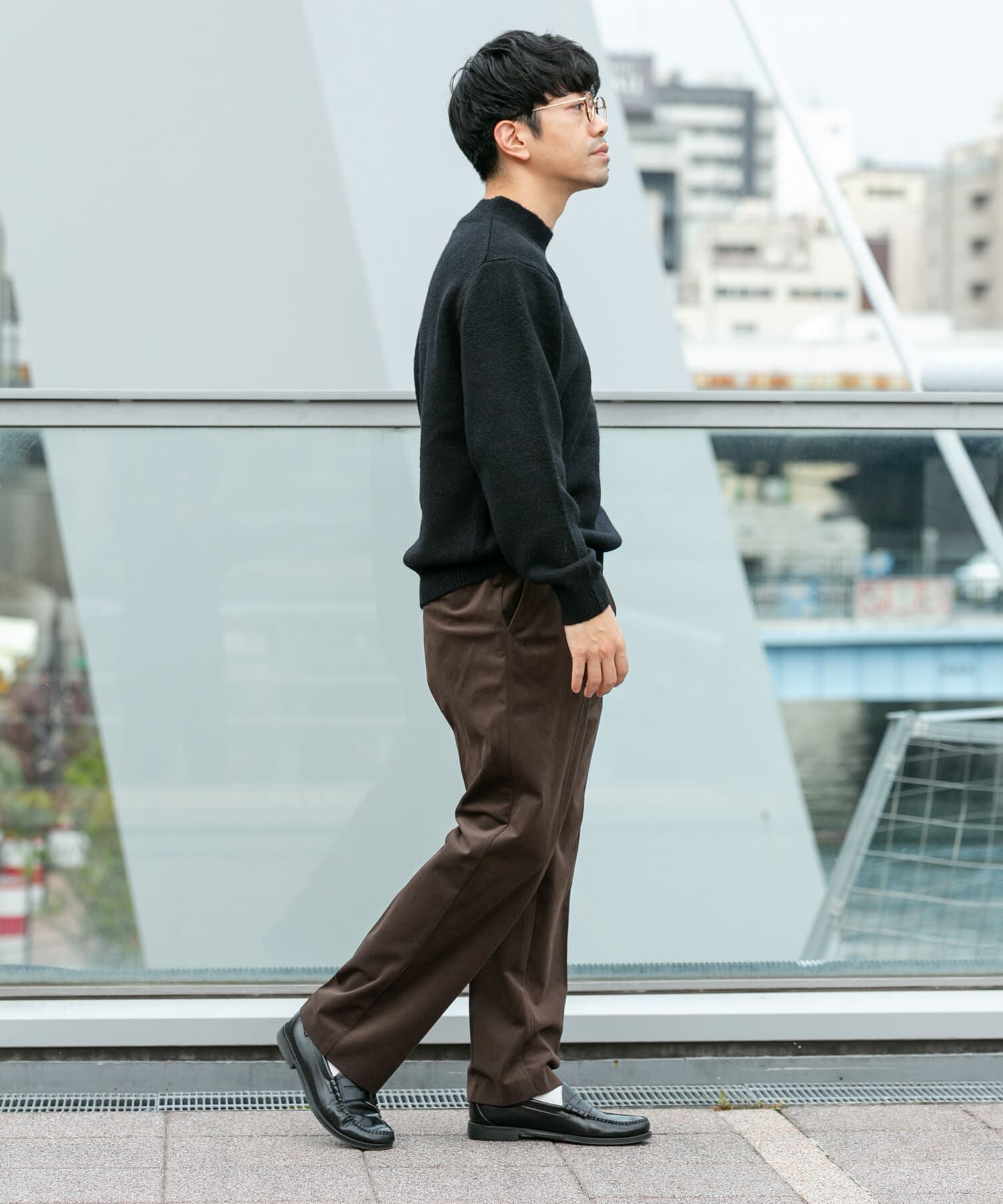 URBAN RESEARCH ROSSO「エアリーモックネックニット」|ニット・セーター|