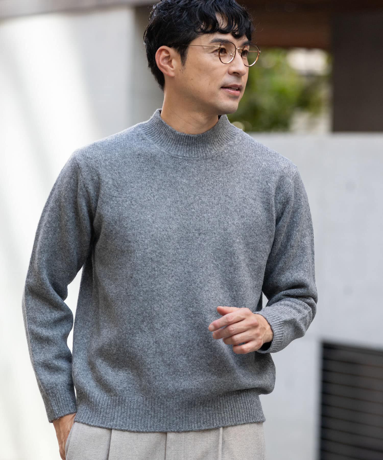 URBAN RESEARCH ROSSO「エアリーモックネックニット」|ニット・セーター|