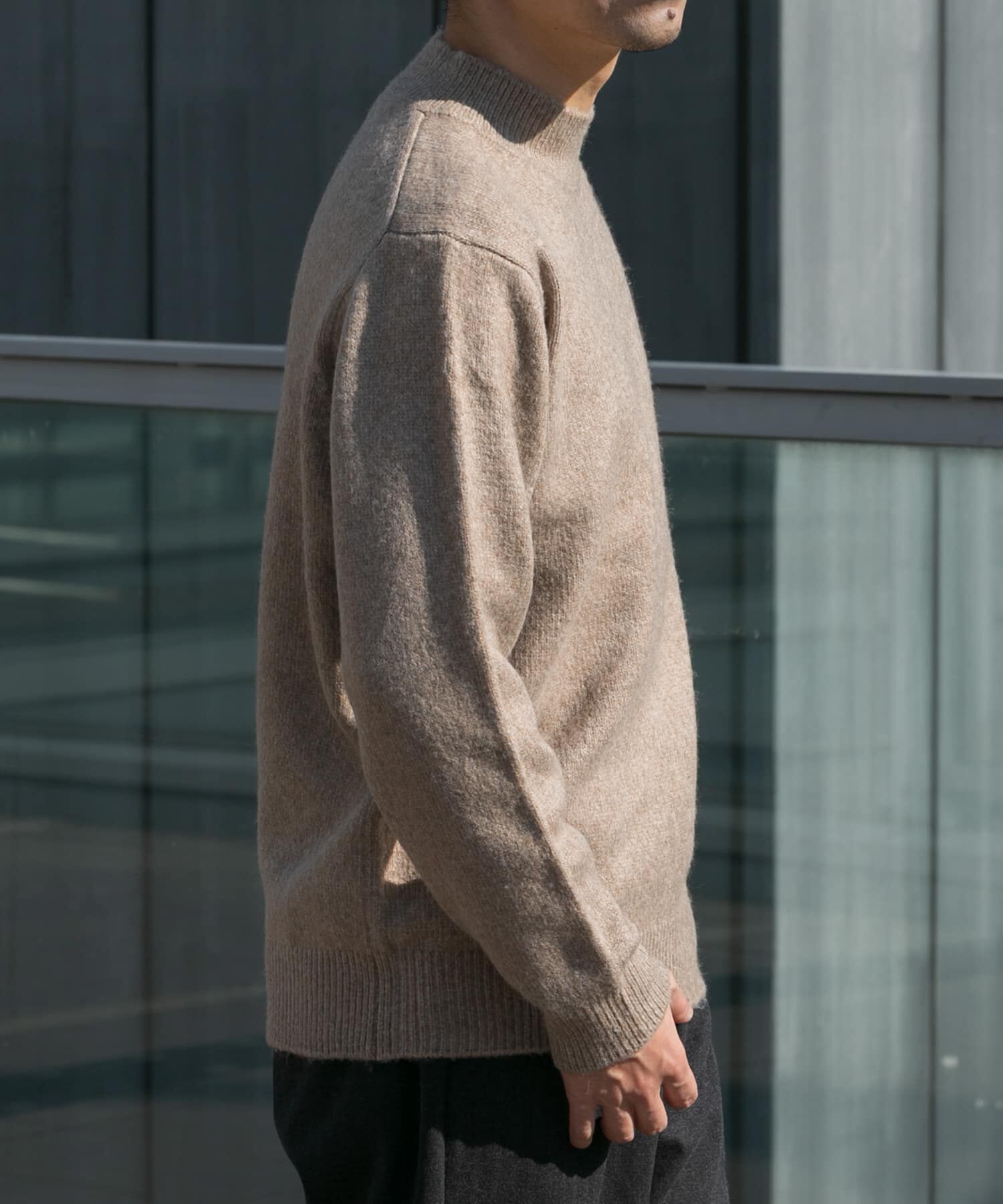 URBAN RESEARCH ROSSO「エアリーモックネックニット」|ニット・セーター|