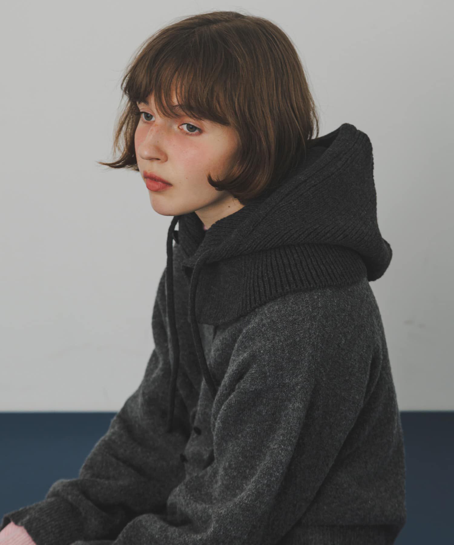 SMELLY「リブニットバラクラバ」|ニット帽|