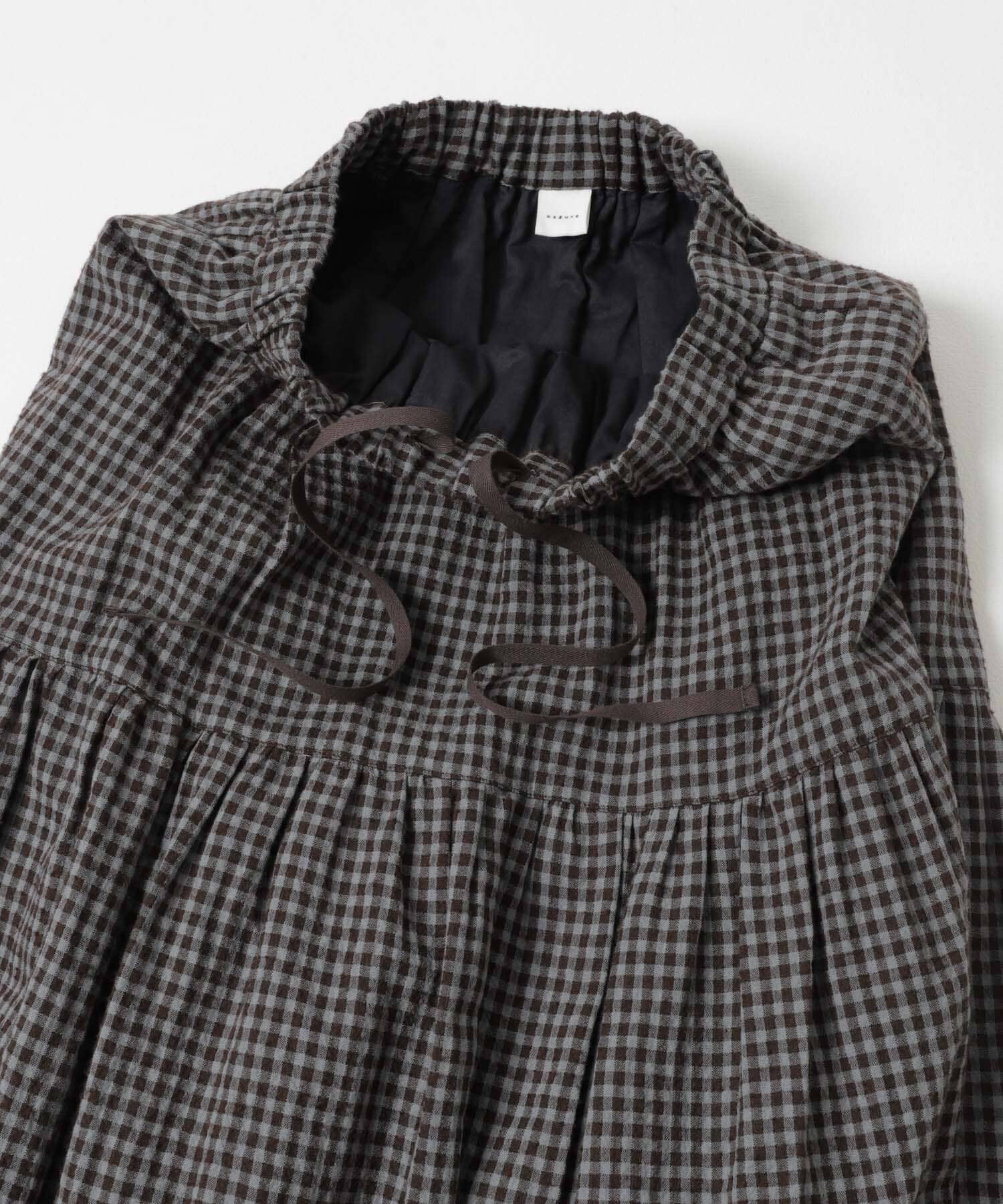 かぐれ「ギンガムティアードスカート」|スカート|