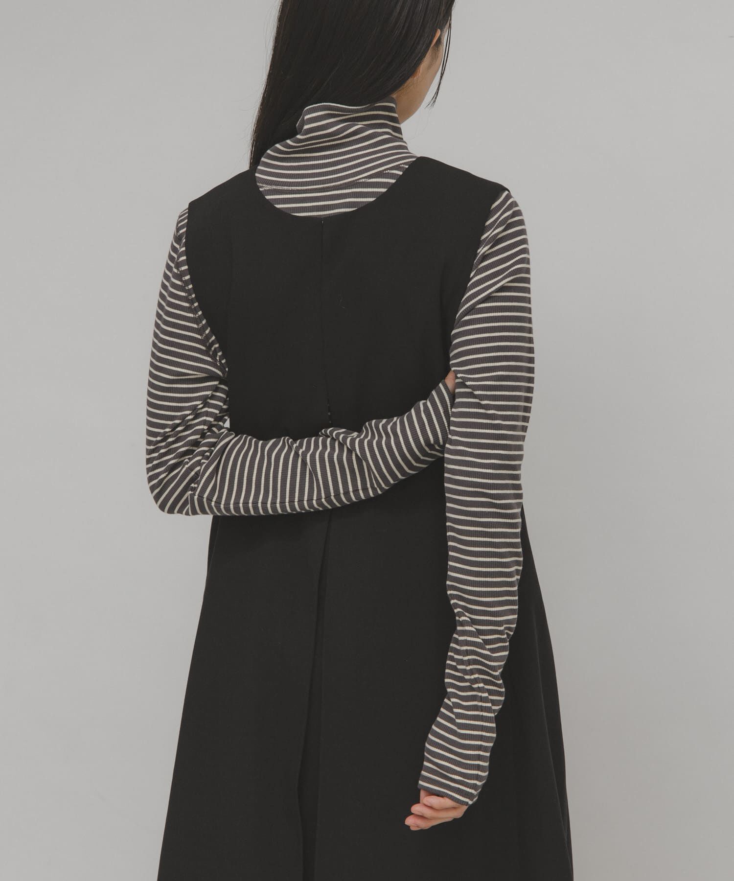  「タートルホックボーダートップス」|Tシャツ・カットソー|