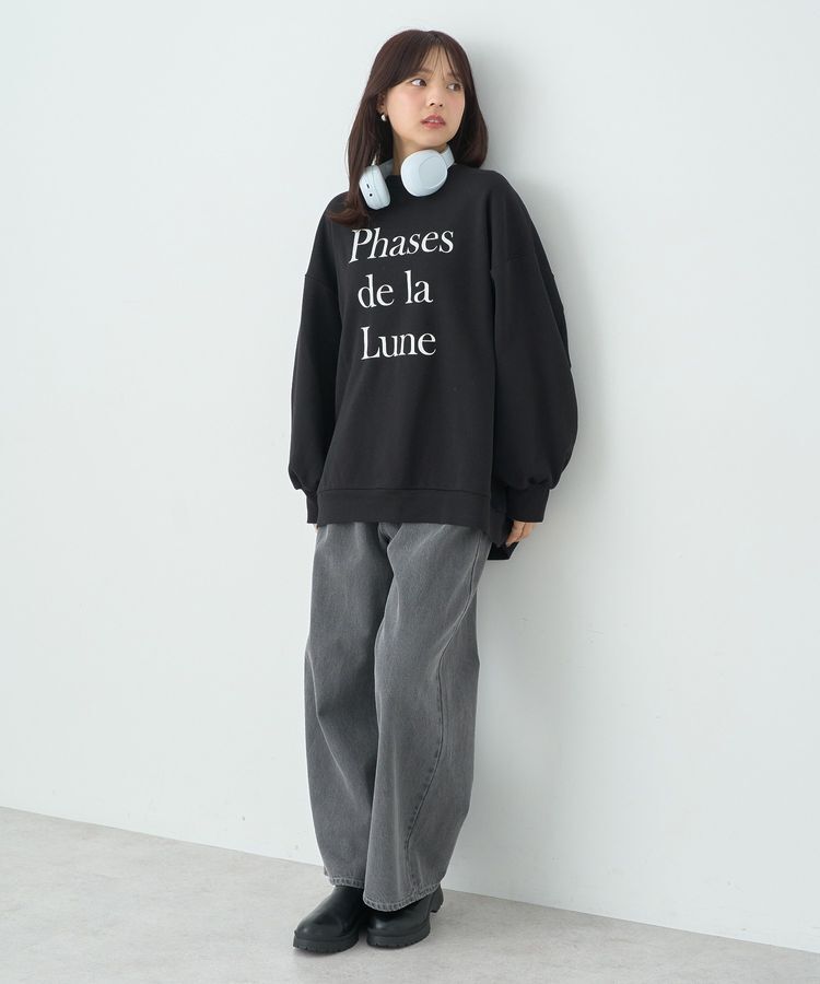 earth music&ecology「Phases de la Luneルーズスウェット」|スウェット・ジャージ|