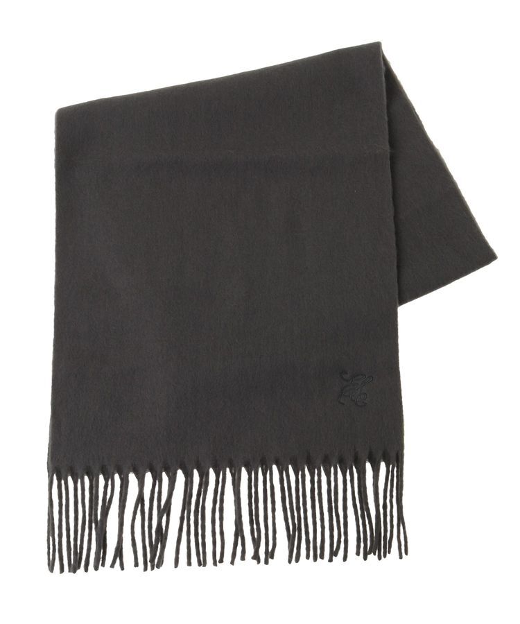 earth music&ecology「ワンポイントロゴ刺繍マフラー」|マフラー|