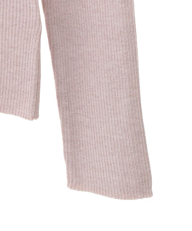 earth music&ecology「レーシーハイネックリブプルオーバー」|ニット・セーター|