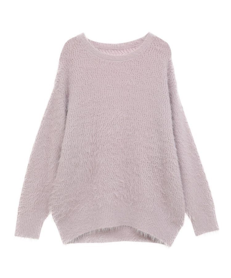 earth music&ecology「モヘヤライクレースニット」|ニット・セーター|