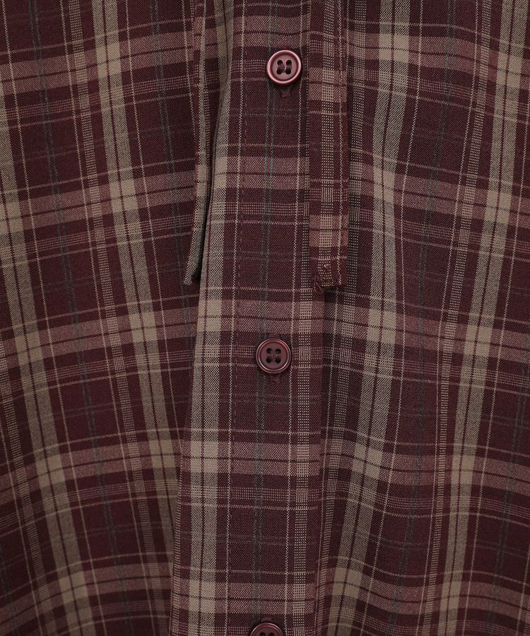 earth music&ecology「フーディーチェックシャツ」|シャツ・ブラウス|