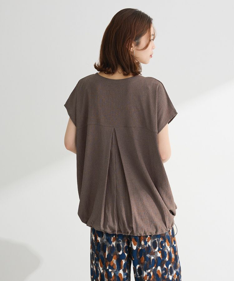 Green Parks「表面カット裾ドロストプルオーバー」|Tシャツ・カットソー|