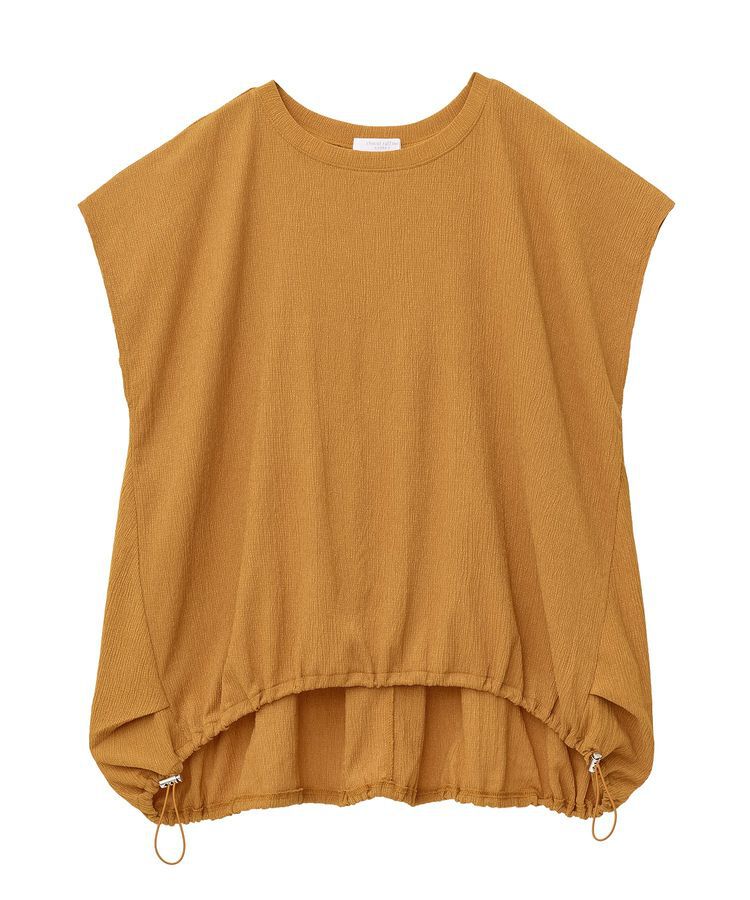 Green Parks「表面カット裾ドロストプルオーバー」|Tシャツ・カットソー|