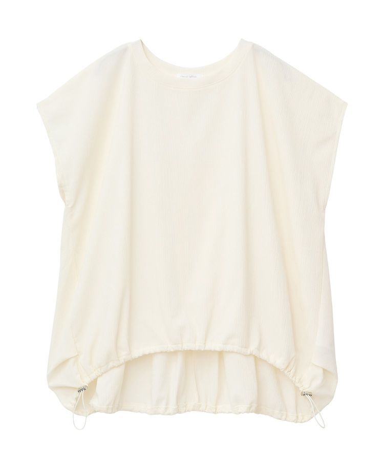 Green Parks「表面カット裾ドロストプルオーバー」|Tシャツ・カットソー|