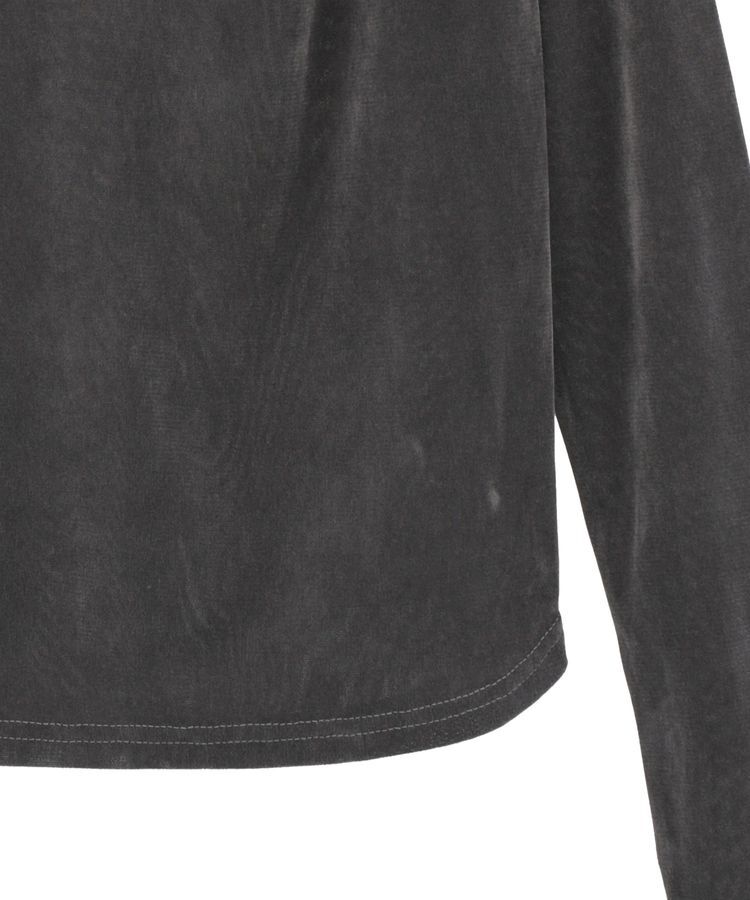 Green Parks「・ANDSEARCH シアーベロアボトルネックロンTEE」|Tシャツ・カットソー|