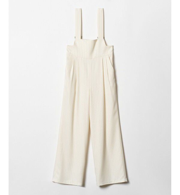 allureville「《ドラマ着用》ピンストライプサロペットパンツ」|オールインワン|