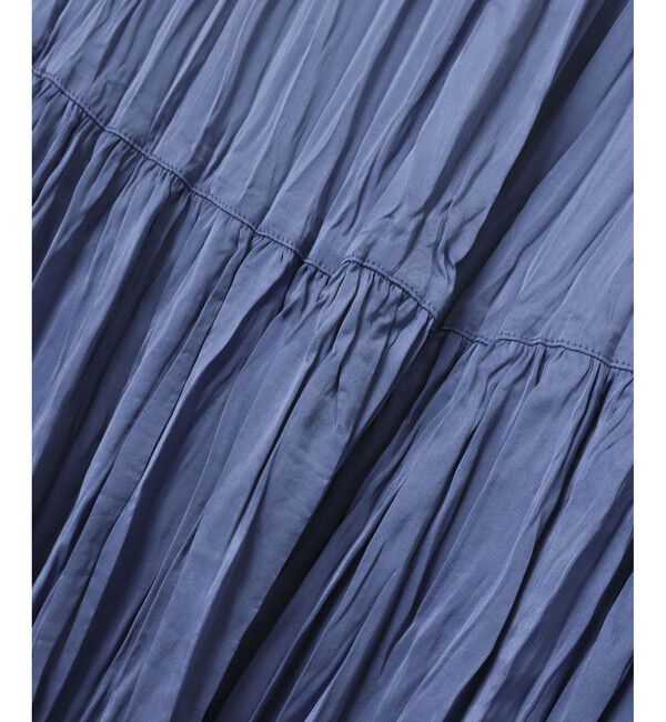 allureville「楊柳調プリーツマーメイドスカート」|スカート|