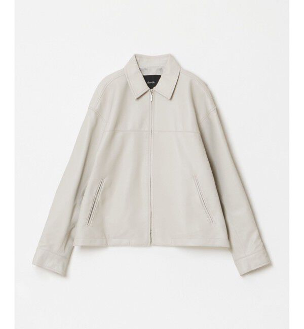 allureville「フェイクレザーステンカラーブルゾン」|その他|