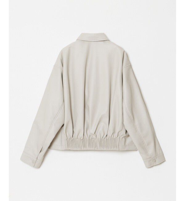 allureville「フェイクレザーステンカラーブルゾン」|その他|