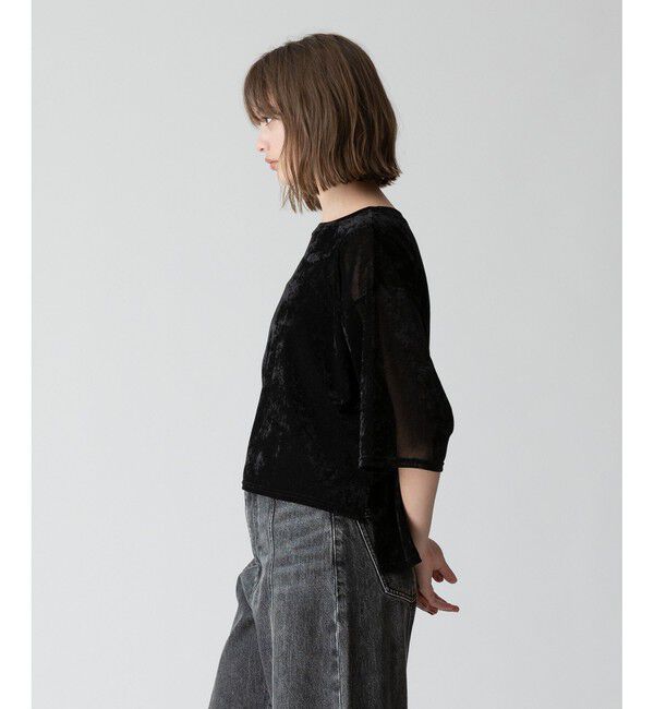 allureville「シアーベロアT」|Tシャツ・カットソー|