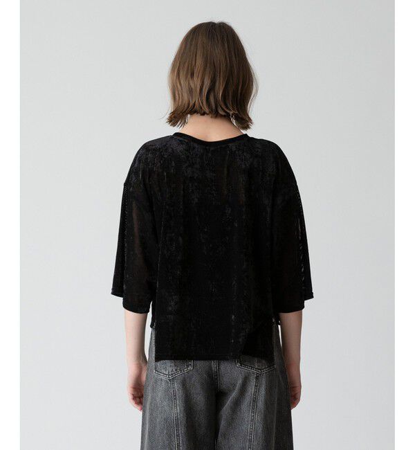 allureville「シアーベロアT」|Tシャツ・カットソー|