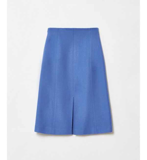 allureville「ハードメルトンスムースミディスカート」|タイト|