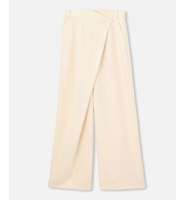 LOULOU WILLOUGHBY「【LOULOU WILLOUGHBY】アシメタックワイドパンツ」|チノ|