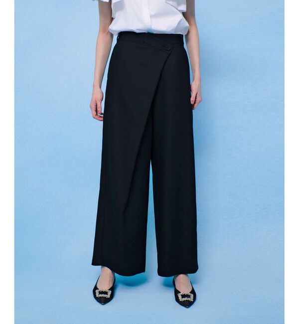 LOULOU WILLOUGHBY「【LOULOU WILLOUGHBY】アシメタックワイドパンツ」|チノ|