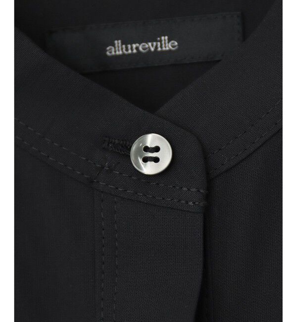 allureville「ダンガリーバンドカラーシャツ」|シャツ・ブラウス|
