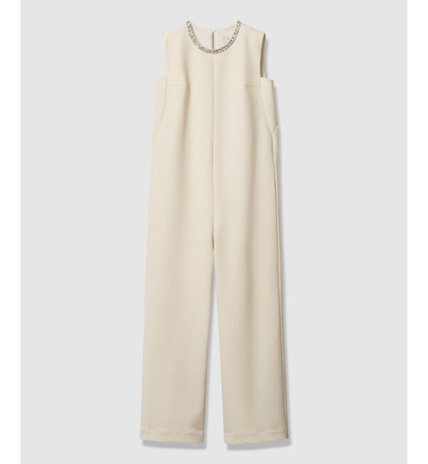 LOULOU WILLOUGHBY「【LOULOU WILLOUGHBY】ビジューオールインワン」|オールインワン|