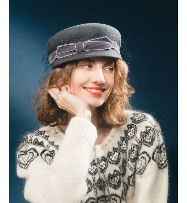 LOULOU WILLOUGHBY「【LOULOU WILLOUGHBY】ハートJQニットブルゾン」|ブルゾン・スタジャン|