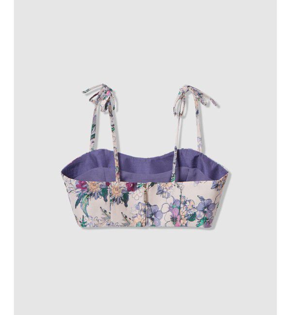 LOULOU WILLOUGHBY「【LOULOU WILLOUGHBY】LIMONTAフラワージャガードビスチェ」|シャツ・ブラウス|