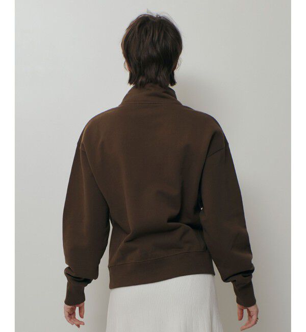 allureville「ハーフジップ刺繍プルオーバー」|Tシャツ・カットソー|