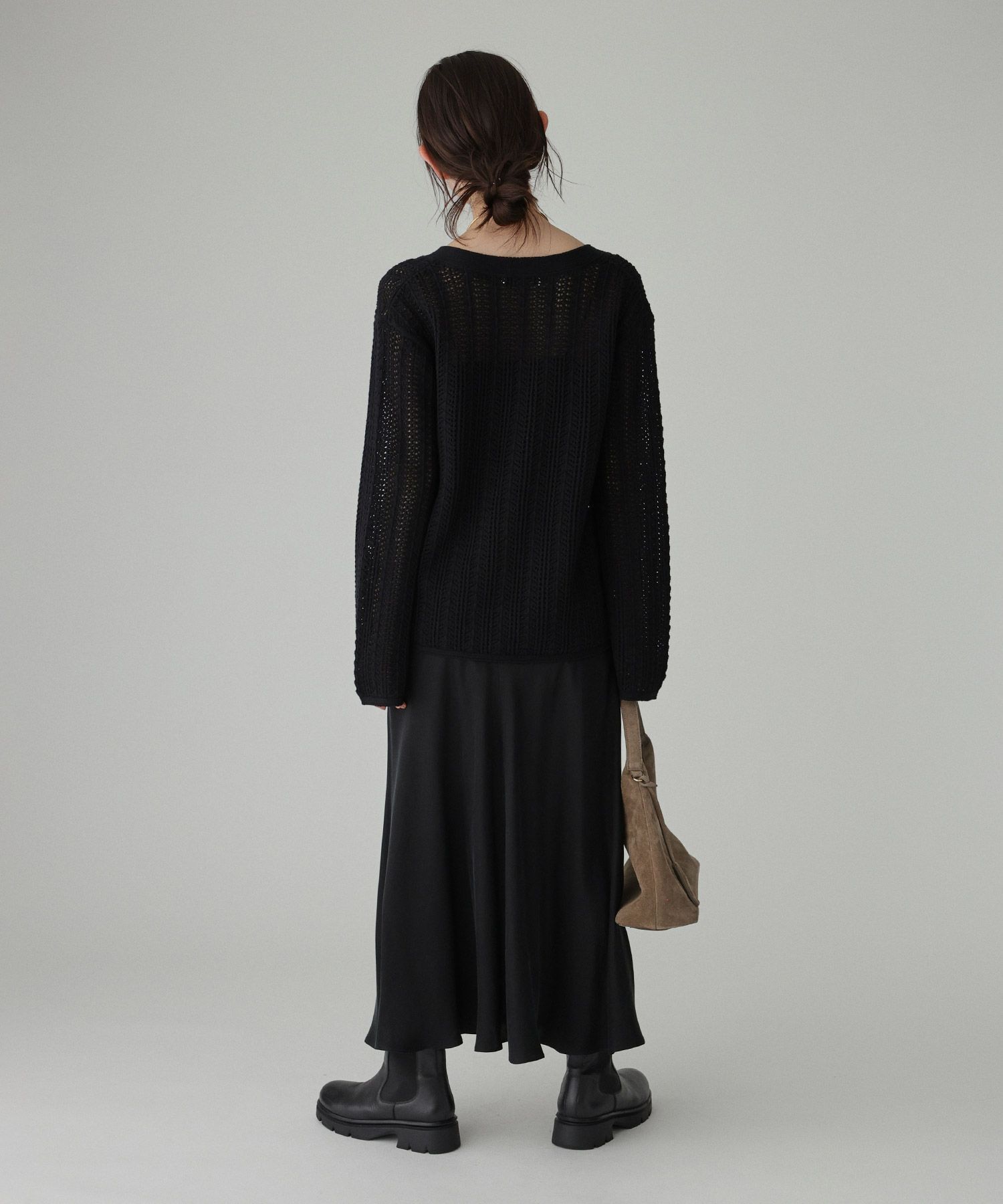 BABYLONE「レーシーニットプルオーバー」|ニット・セーター|